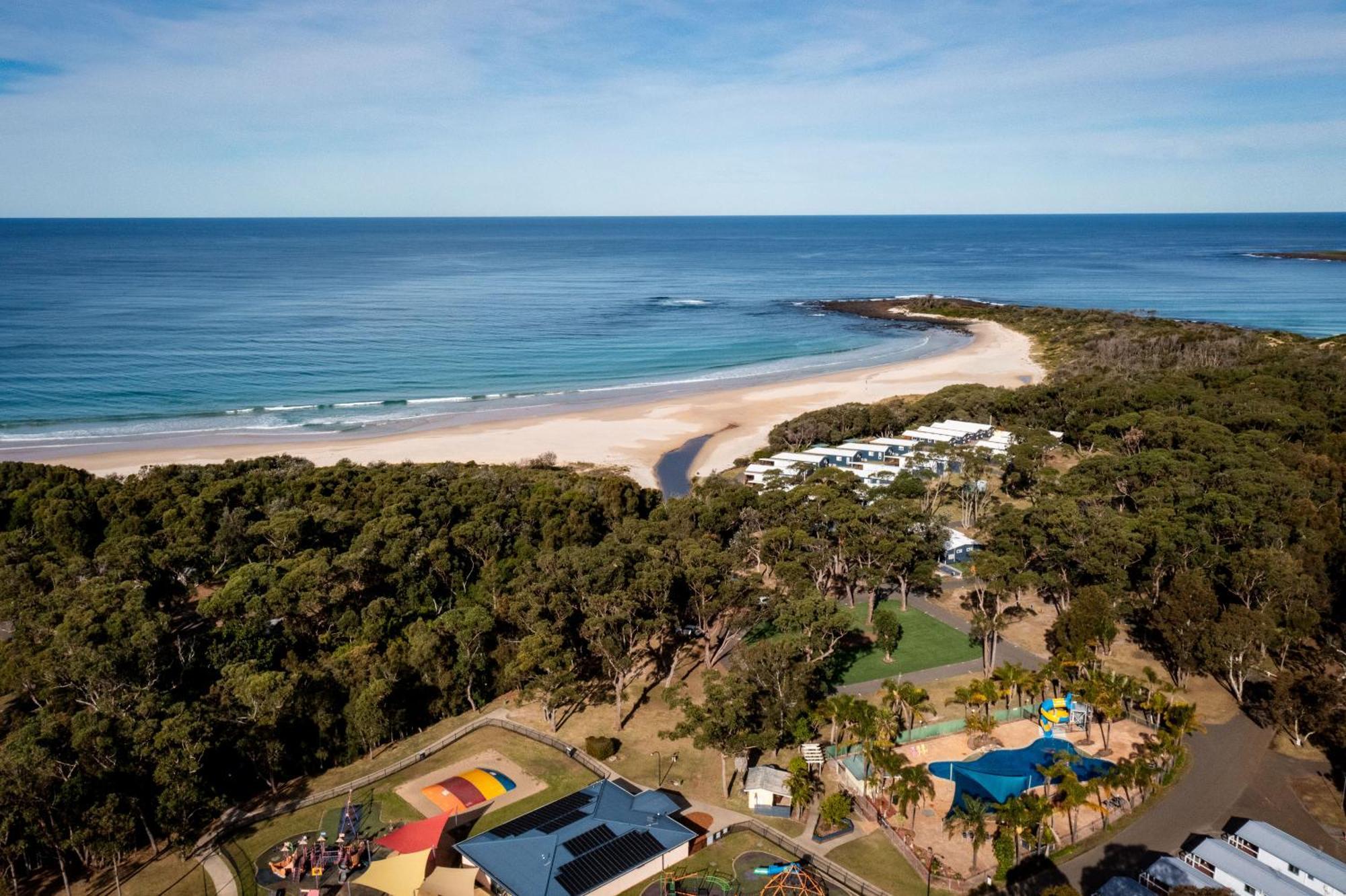 Big4 Tasman Holiday Parks - Racecourse Beach Bawley Point Bagian luar foto