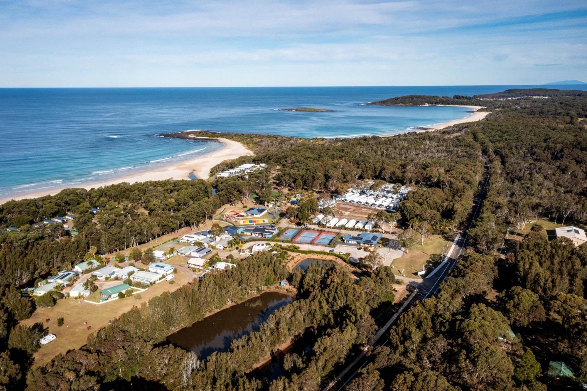 Big4 Tasman Holiday Parks - Racecourse Beach Bawley Point Bagian luar foto